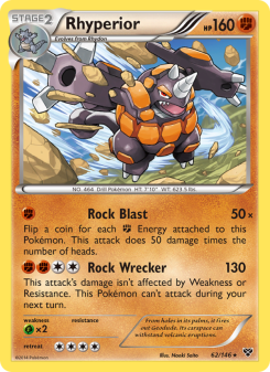 Rhyperior - pokemon TCG Card