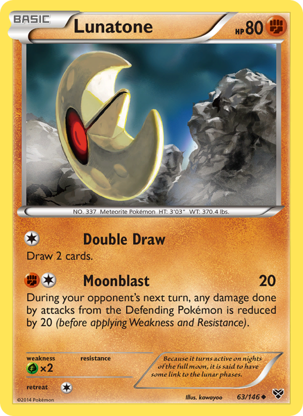 Lunatone - Pokémon TCG Card