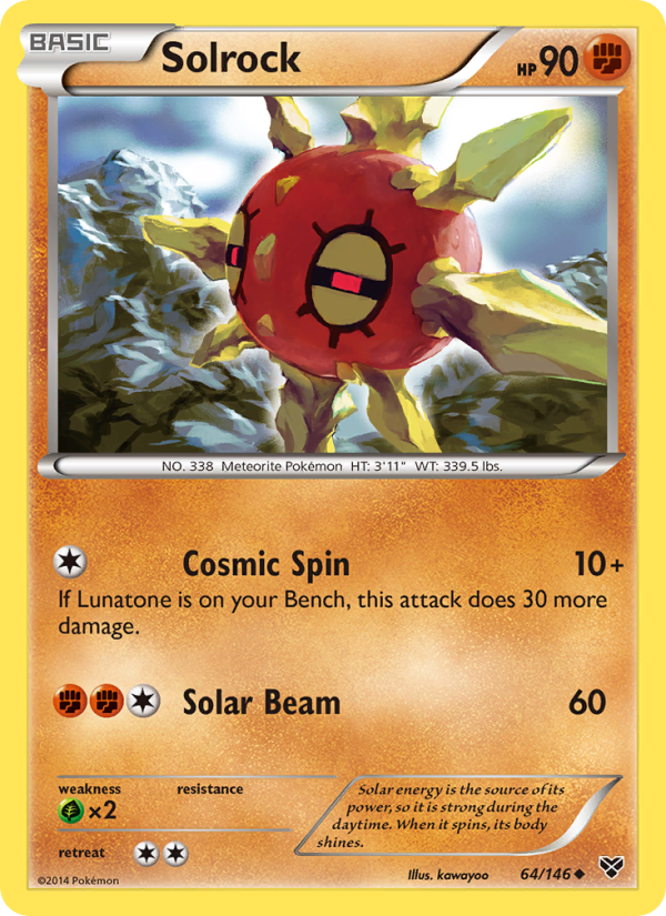 Solrock - Pokémon TCG Card