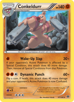 Conkeldurr - pokemon TCG Card