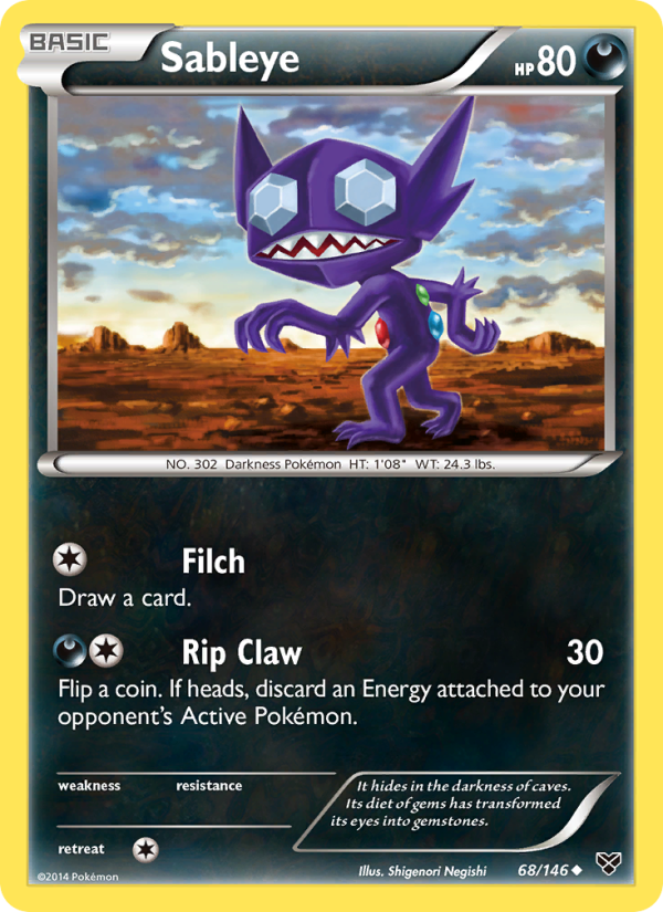 Sableye - Pokémon TCG Card