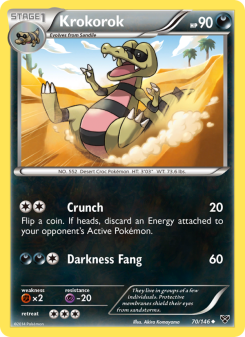 Krokorok - pokemon TCG Card