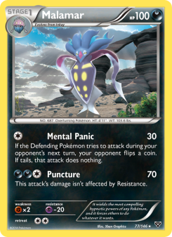 Malamar - pokemon TCG Card