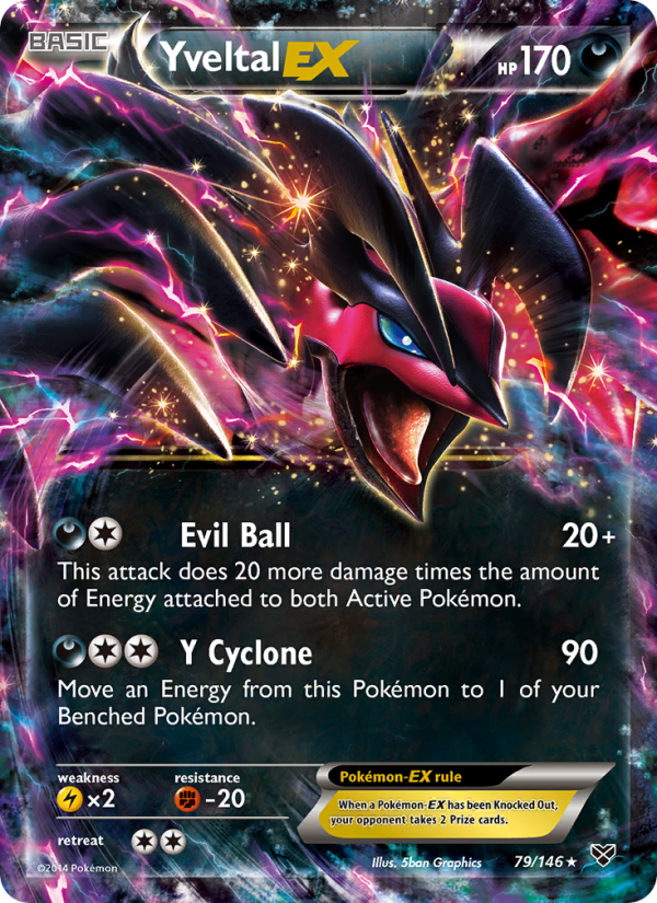 Yveltal EX - Pokémon TCG Card
