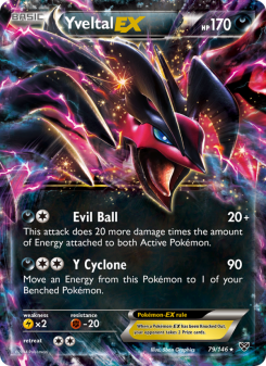 Yveltal EX - pokemon TCG Card