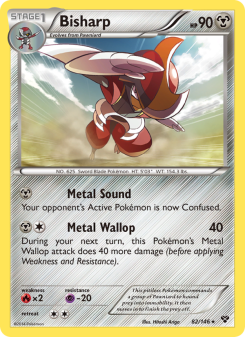 Bisharp - pokemon TCG Card