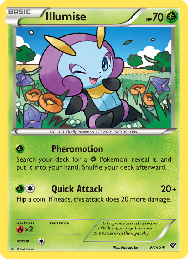 Illumise - Pokémon TCG Card