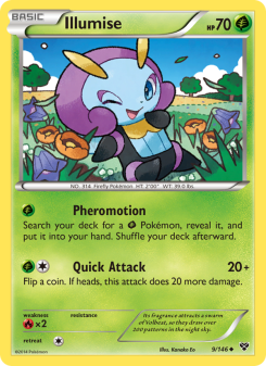 Illumise - pokemon TCG Card