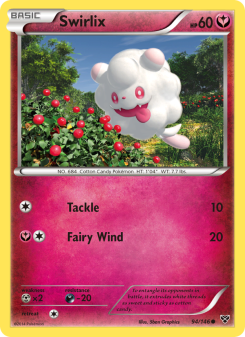 Swirlix - pokemon TCG Card