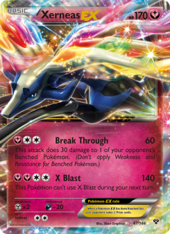Xerneas EX - pokemon TCG Card