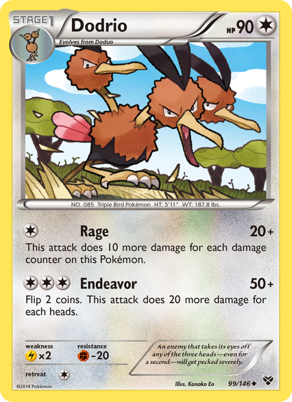 Dodrio - Pokémon TCG Card