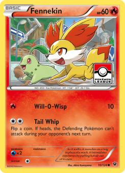 Fennekin - pokemon TCG Card