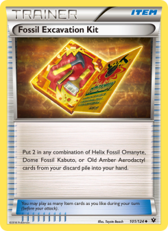 Fossil Excavation Kit - pokemon TCG Card