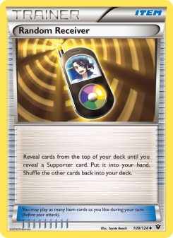 Random Receiver - pokemon TCG Card