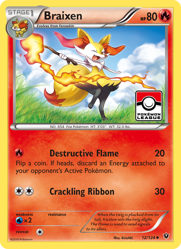 Braixen - Pokémon TCG Card