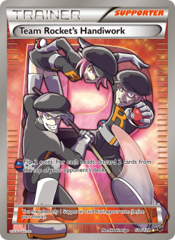 Team Rocket's Handiwork - pokemon TCG Card