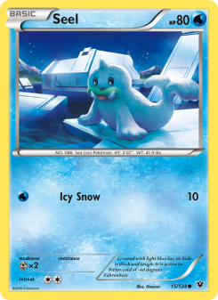 Seel - pokemon TCG Card
