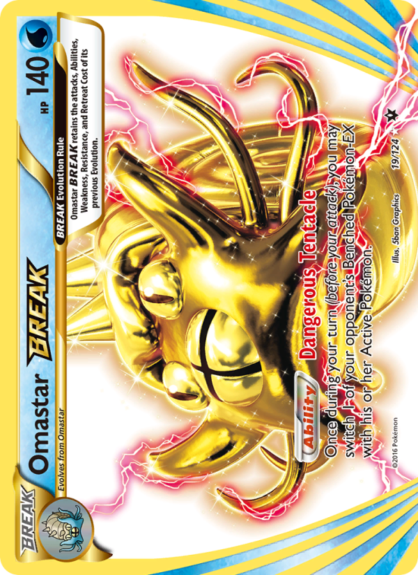 Omastar BREAK - Pokémon TCG Card