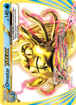 Omastar BREAK - pokemon TCG Card