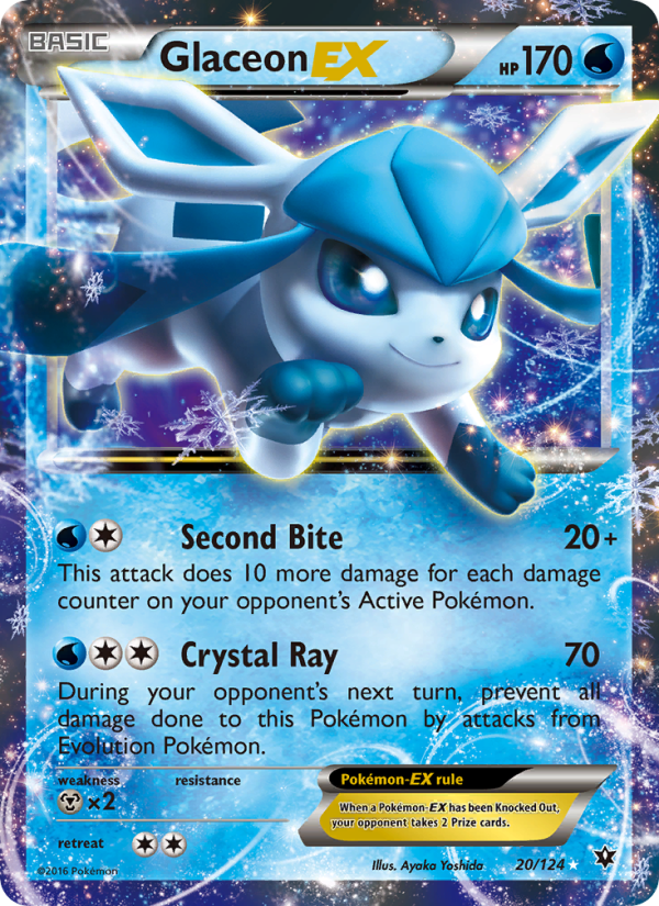 Glaceon EX - Pokémon TCG Card