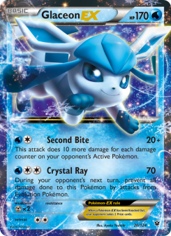Glaceon EX - pokemon TCG Card