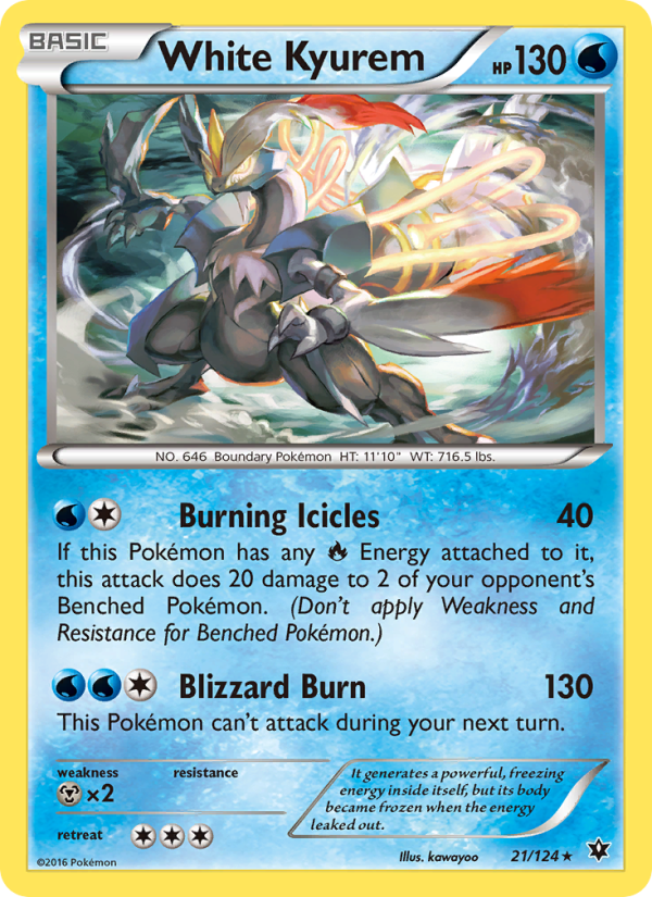 White Kyurem - Pokémon TCG Card