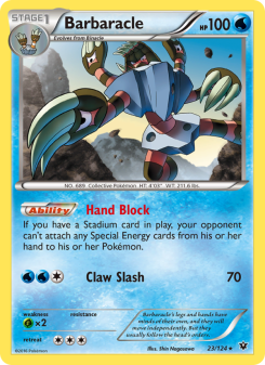 Barbaracle - pokemon TCG Card