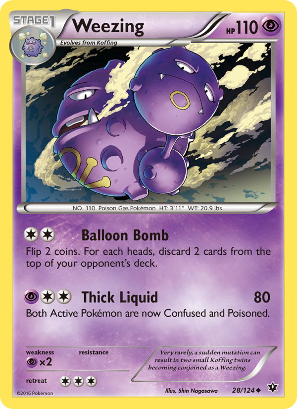 Weezing - Pokémon TCG Card