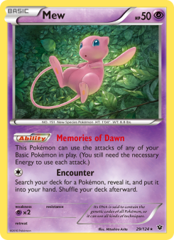 Mew - pokemon TCG Card