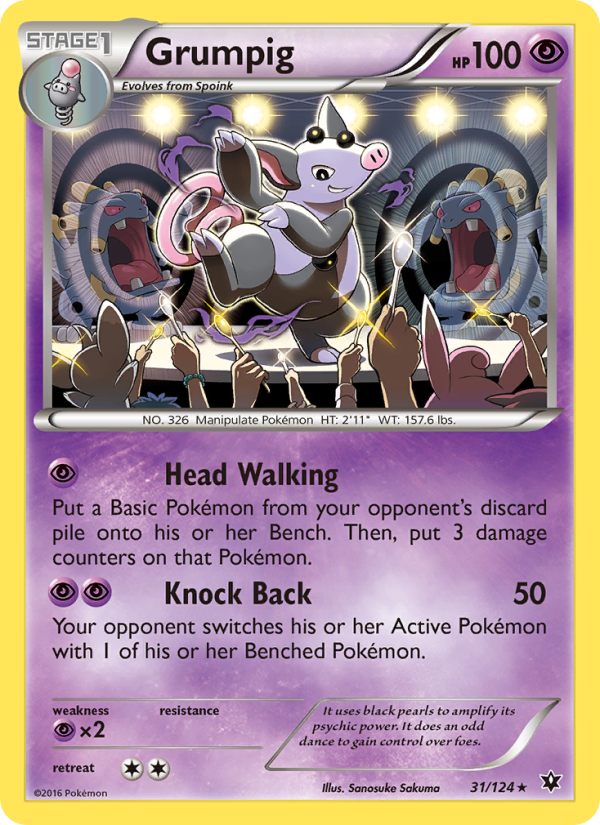 Grumpig - Pokémon TCG Card
