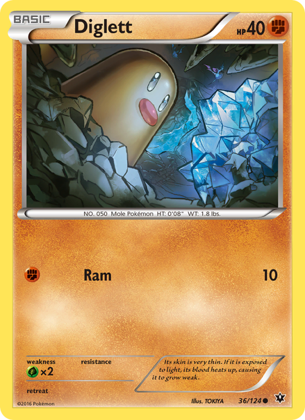 Diglett - Pokémon TCG Card