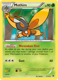 Mothim - pokemon TCG Card