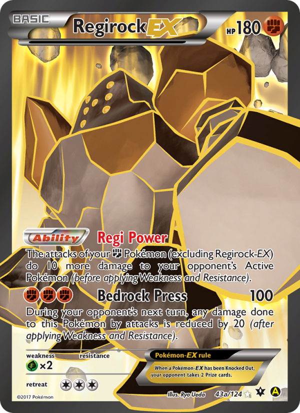 Regirock EX - Pokémon TCG Card