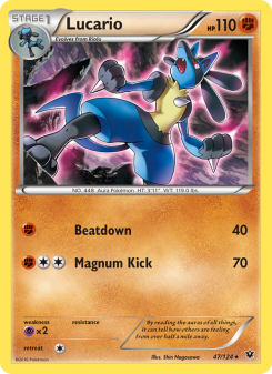 Lucario - pokemon TCG Card