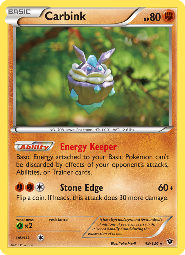 Carbink - Pokémon TCG Card