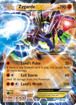 Zygarde EX - pokemon TCG Card