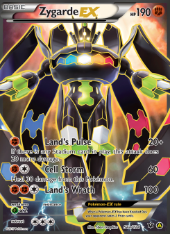 Zygarde EX - pokemon TCG Card