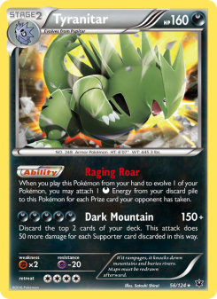 Tyranitar - pokemon TCG Card