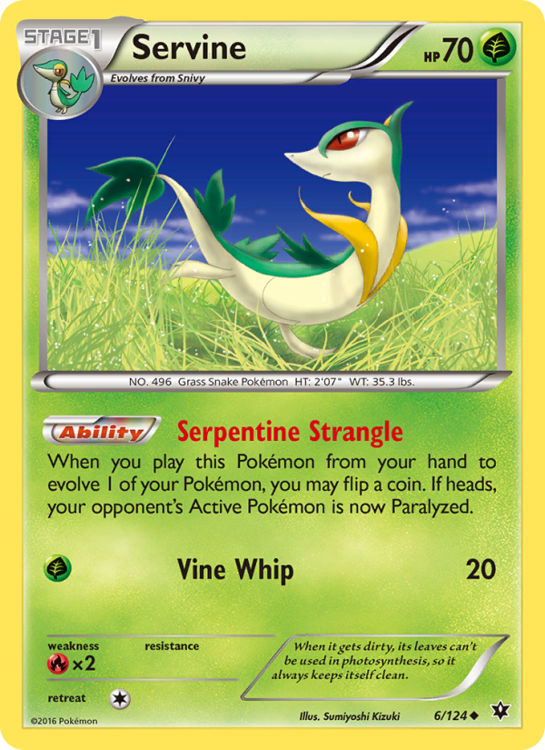 Servine - Pokémon TCG Card