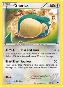 Snorlax - pokemon TCG Card