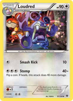 Loudred - pokemon TCG Card