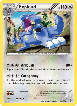 Exploud - pokemon TCG Card
