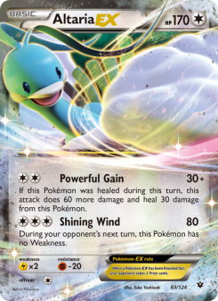 Altaria EX - pokemon TCG Card