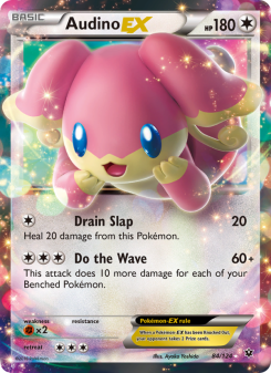 Audino EX - pokemon TCG Card