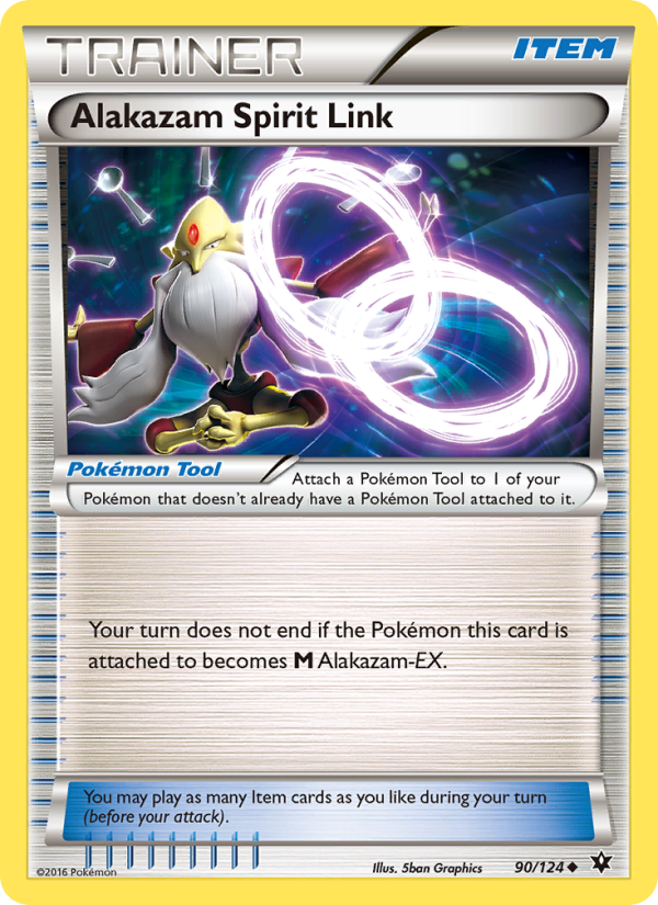 Alakazam Spirit Link - Pokémon TCG Card