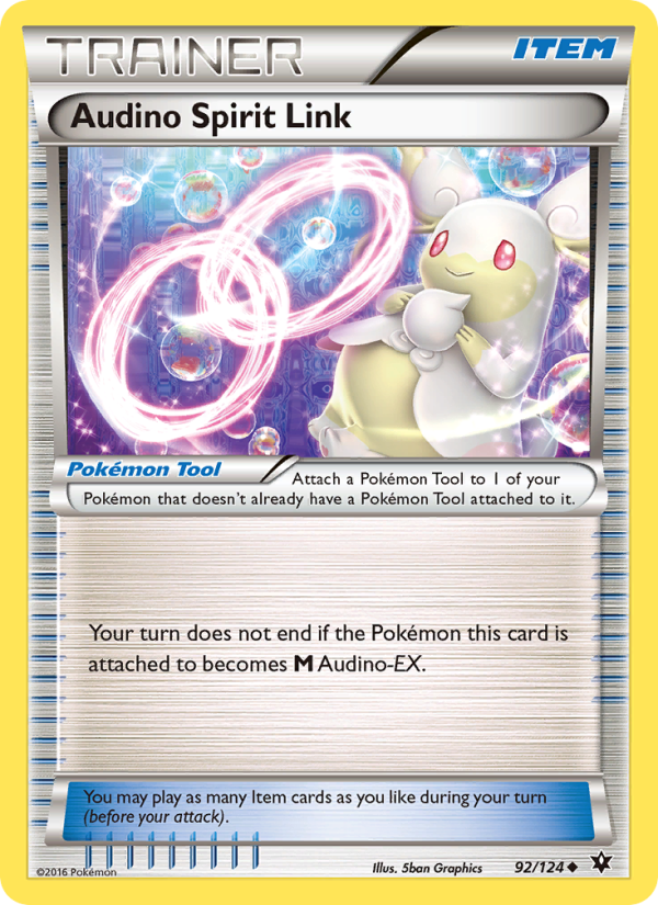 Audino Spirit Link - Pokémon TCG Card
