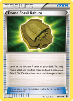 Dome Fossil Kabuto - pokemon TCG Card