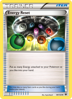Energy Reset - pokemon TCG Card