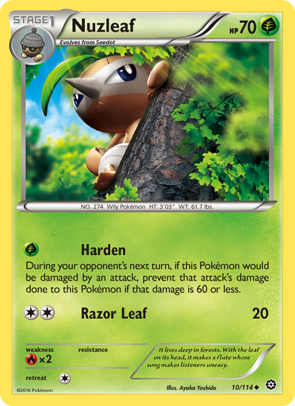 Nuzleaf - Pokémon TCG Card