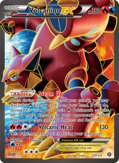 Volcanion EX - pokemon TCG Card